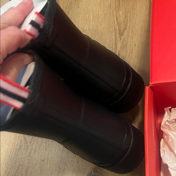 Hunter Women’s Play Black Short Boots Size 9 NWT - Picture 6 of 8